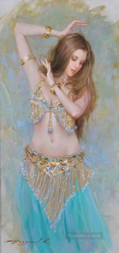  beautiful Oil Painting - Beautiful Girl KR 052 Impressionist